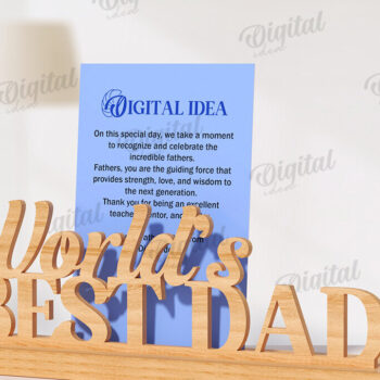 Intra απο ξύλο plywood 3mm-4mm πάχος Τρισδιάστατη θήκη κάρτας για τη γιορτή του πατέρα Δίασταση 30x20 cm INTRAFABR-119261816 - Image 13