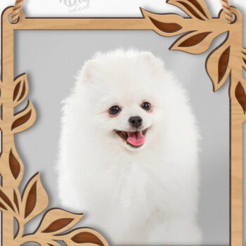 Intra απο ξύλο plywood 3mm-4mm πάχος 3D Floral κορνίζα φωτογραφιών Δίασταση 20x30 cm INTRAFABR-119138905 - Image 1