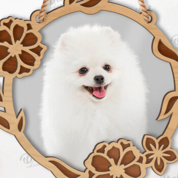 Intra απο ξύλο plywood 3mm-4mm πάχος 3D Floral κορνίζα φωτογραφιών Δίασταση 20x30 cm INTRAFABR-119138957 - Image 1