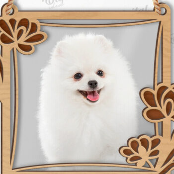 Intra απο ξύλο plywood 3mm-4mm πάχος 3D Floral κορνίζα φωτογραφιών Δίασταση 20x30 cm INTRAFABR-119139020 - Image 1