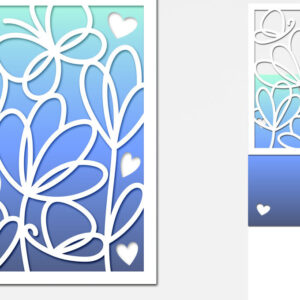 Intra απο ξύλο plywood 3mm-4mm πάχος 3d Flowers Shadow Box, 3d Layered Card Δίασταση 8x8 cm INTRAFABR-75314197