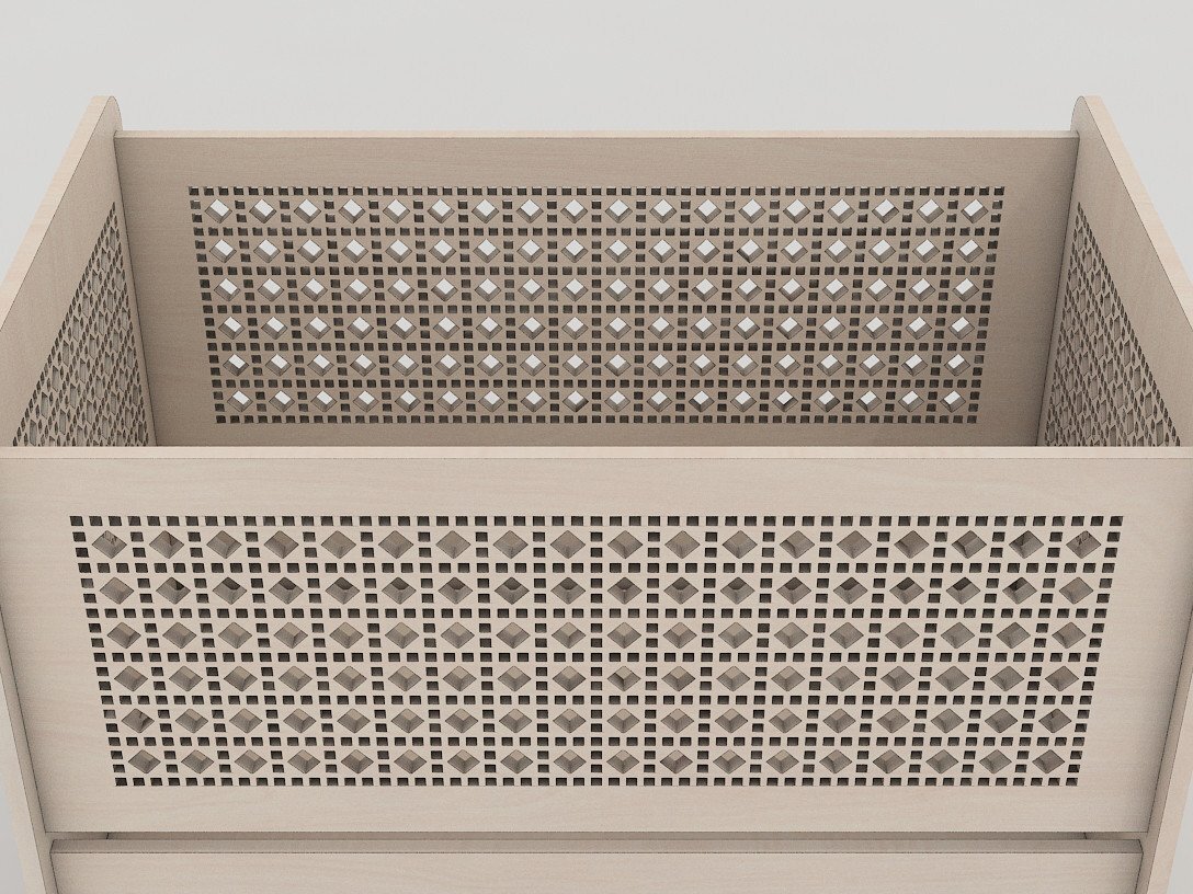 Intra απο ξύλο plywood 3mm-4mm πάχος Τρισδιάστατη δέσμη επίπλων, μινιατούρα DollHouse Δίασταση 30x20 cm INTRAFABR-41655381 - Image 8