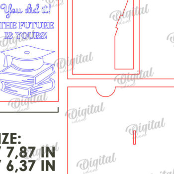 Intra απο ξύλο plywood 3mm-4mm πάχος 3D Graduation Κορνίζα Δίασταση 20x30 cm INTRAFABR-120713805 - Image 2
