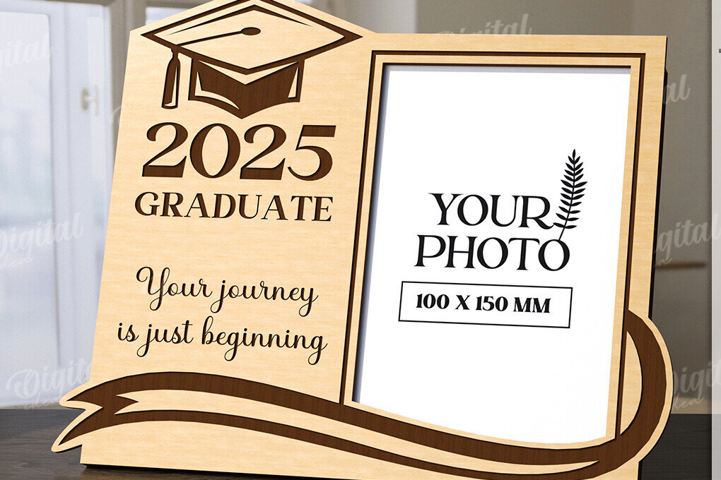Intra απο ξύλο plywood 3mm-4mm πάχος κορνίζες 3D Graduation Δίασταση 20x30 cm INTRAFABR-120492531 - Image 5