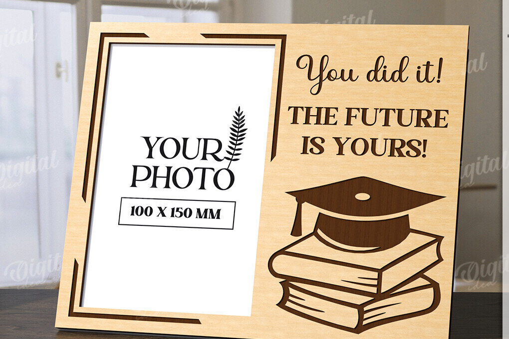 Intra απο ξύλο plywood 3mm-4mm πάχος κορνίζες 3D Graduation Δίασταση 20x30 cm INTRAFABR-120492531 - Image 8