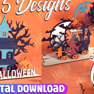 Intra απο ξύλο plywood 3mm-4mm πάχος 3D Halloween Decor |CNC Δίασταση 15x15 cm INTRAFABR-103793152
