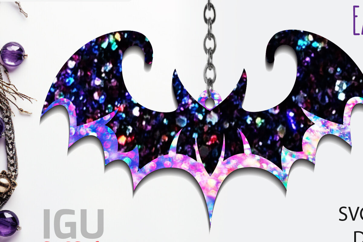 Intra απο ξύλο plywood 3mm-4mm πάχος Τρισδιάστατα αποκριάτικα σκουλαρίκια, Ξύλινο κρεμαστό ρόπαλο Δίασταση 3x3 cm INTRAFABR-78653861