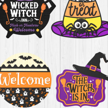 Intra απο ξύλο plywood 3mm-4mm πάχος κοπής με λέιζερ 3D Halloween Signs Δίασταση 15x15 cm INTRAFABR-105736723 - Image 1