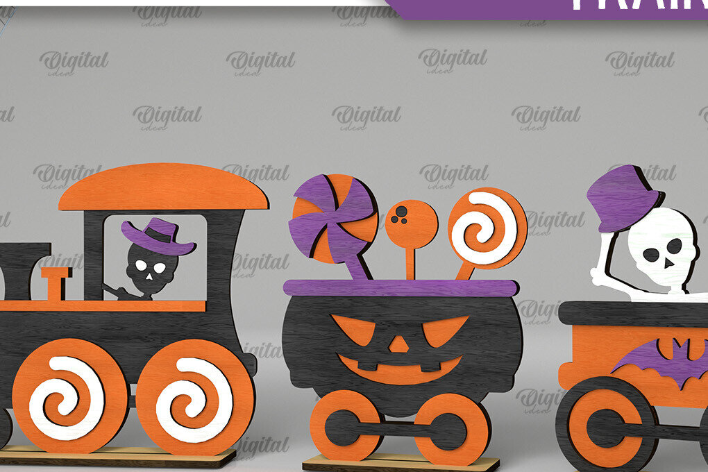 Intra απο ξύλο plywood 3mm-4mm πάχος Τρισδιάστατη απο για το τρένο αποκριών Δίασταση 15x15 cm INTRAFABR-105697793