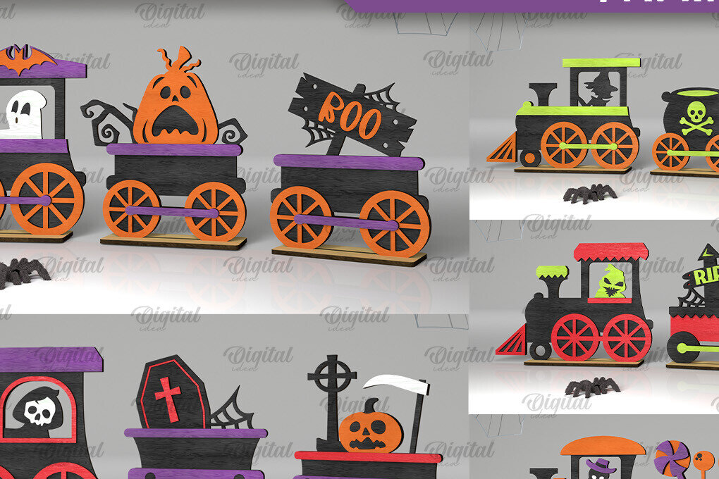 Intra απο ξύλο plywood 3mm-4mm πάχος τρισδιάστατων τρένων αποκριών Δίασταση 15x15 cm INTRAFABR-105697521