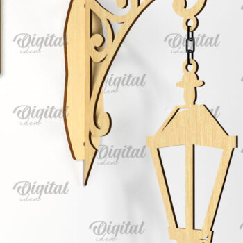 Intra απο ξύλο plywood 3mm-4mm πάχος 3D Κρεμαστή διακοσμητική πινακίδα Δίασταση 30x20 cm INTRAFABR-87754272 - Image 4