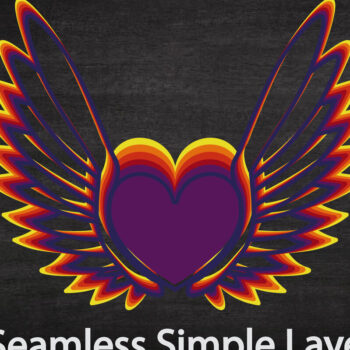 Intra απο ξύλο plywood 3mm-4mm πάχος Κορνίζα 3D Heart Angel Wings Δίασταση 20x30 cm INTRAFABR-25168668 - Image 3