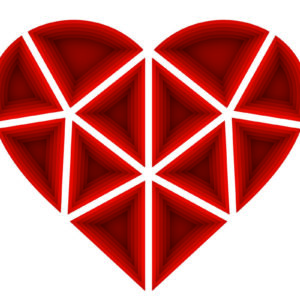 Intra απο ξύλο plywood 3mm-4mm πάχος 3D Heart Layer Mandala Δίασταση 260x260 cm INTRAFABR-4677908