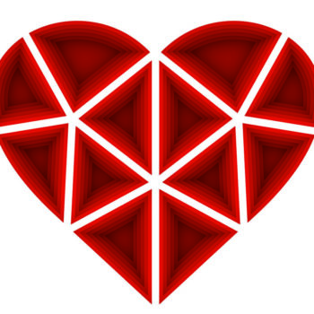 Intra απο ξύλο plywood 3mm-4mm πάχος 3D Heart Layer Mandala Δίασταση 260x260 cm INTRAFABR-4677908 - Image 1