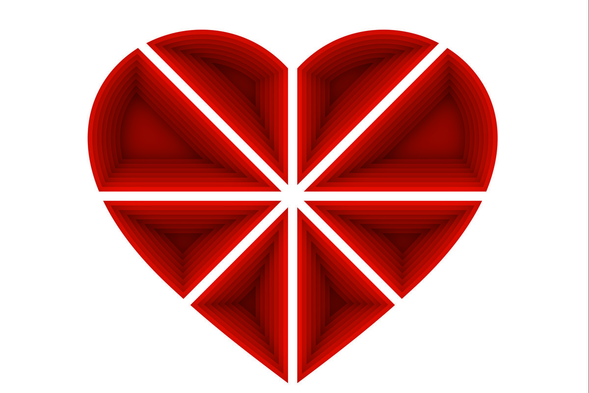 Intra απο ξύλο plywood 3mm-4mm πάχος 3D Heart Layer Mandala Δίασταση 260x260 cm INTRAFABR-4677890