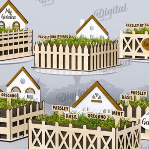 Intra απο ξύλο plywood 3mm-4mm πάχος Δέσμη 3D Home Garden Δίασταση 30x20 cm INTRAFABR-117416062