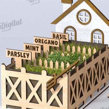 Intra απο ξύλο plywood 3mm-4mm πάχος Δέσμη 3D Home Garden Δίασταση 30x20 cm INTRAFABR-117416062 - Image 2