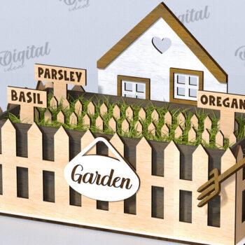 Intra απο ξύλο plywood 3mm-4mm πάχος Δέσμη 3D Home Garden Δίασταση 30x20 cm INTRAFABR-117416062 - Image 3