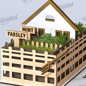 Intra απο ξύλο plywood 3mm-4mm πάχος Δέσμη 3D Home Garden Δίασταση 30x20 cm INTRAFABR-117416062 - Image 4