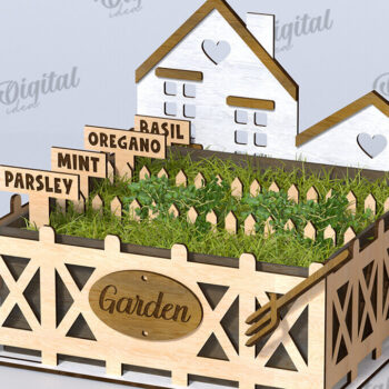 Intra απο ξύλο plywood 3mm-4mm πάχος Δέσμη 3D Home Garden Δίασταση 30x20 cm INTRAFABR-117416062 - Image 5