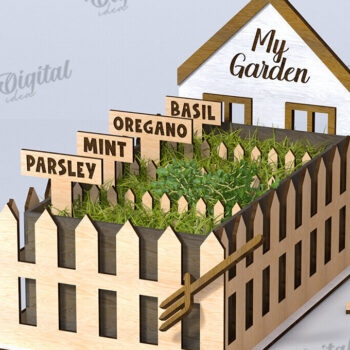 Intra απο ξύλο plywood 3mm-4mm πάχος Δέσμη 3D Home Garden Δίασταση 30x20 cm INTRAFABR-117416062 - Image 6