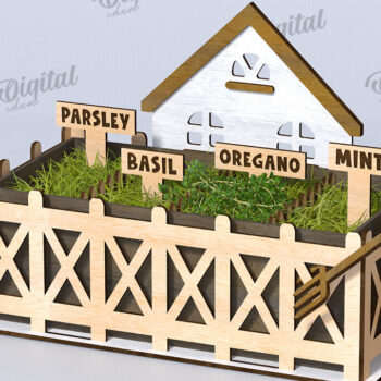 Intra απο ξύλο plywood 3mm-4mm πάχος Δέσμη 3D Home Garden Δίασταση 30x20 cm INTRAFABR-117416062 - Image 8