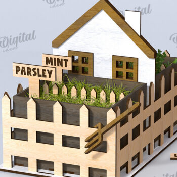 Intra απο ξύλο plywood 3mm-4mm πάχος Δέσμη 3D Home Garden Δίασταση 30x20 cm INTRAFABR-117416062 - Image 9