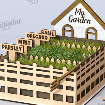 Intra απο ξύλο plywood 3mm-4mm πάχος Δέσμη 3D Home Garden Δίασταση 30x20 cm INTRAFABR-117416062 - Image 11