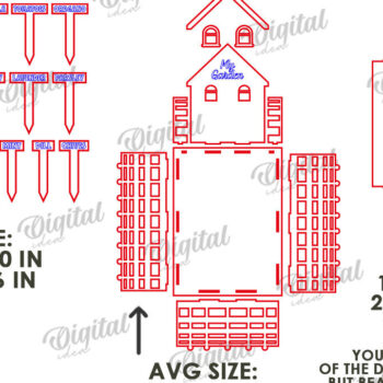 Intra απο ξύλο plywood 3mm-4mm πάχος Τρισδιάστατη στον κήπο του σπιτιού. Plant Pot Δίασταση 30x20 cm INTRAFABR-117413086 - Image 4