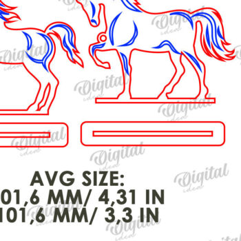 Intra απο ξύλο plywood 3mm-4mm πάχος Τρισδιάστατες άμαξες αλόγων κοπής με λέιζερ Δίασταση 30x20 cm INTRAFABR-119545649 - Image 6
