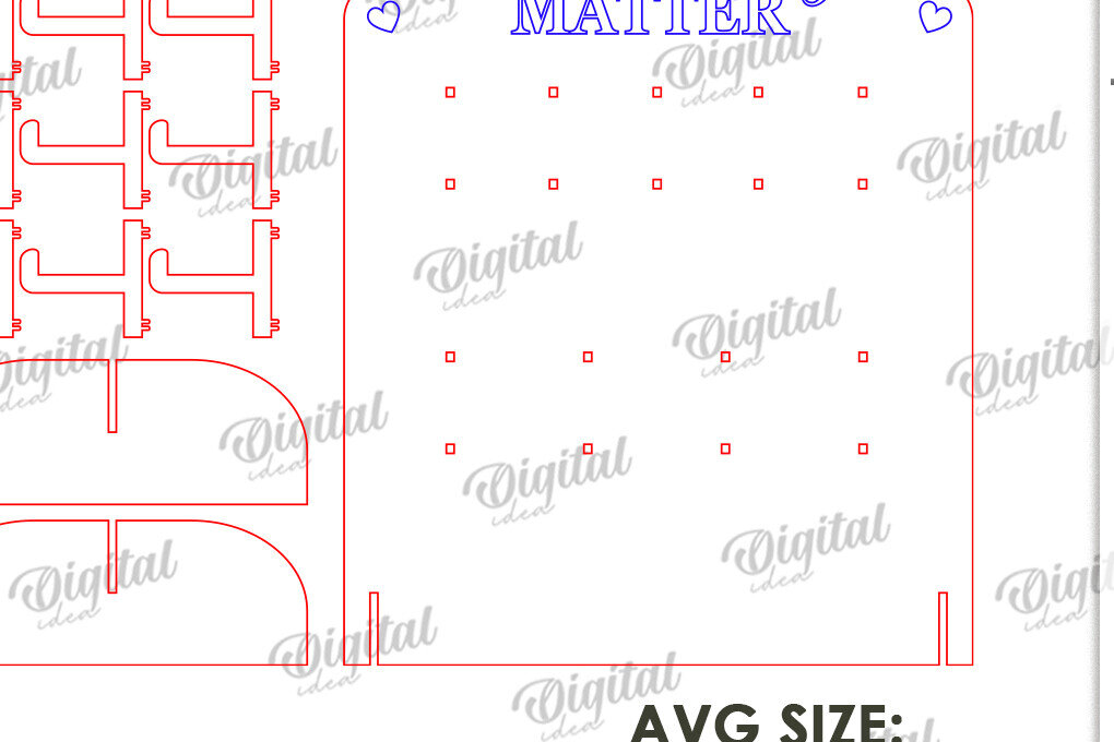 Intra απο ξύλο plywood 3mm-4mm πάχος Τρισδιάστατη κοπή με μπρελόκ με λέιζερ Δίασταση 6x6 cm INTRAFABR-121120865 - Image 2