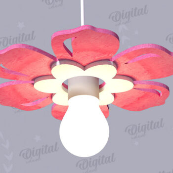 Intra απο ξύλο plywood 3mm-4mm πάχος 3D Kids Hanging Light Shade Cut  Δίασταση 30x20 cm INTRAFABR-119077509 - Image 1