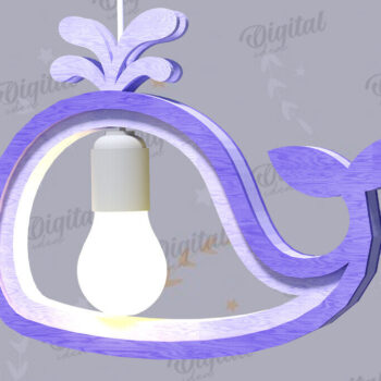 Intra απο ξύλο plywood 3mm-4mm πάχος 3D Kids Hanging Light Shade Cut  Δίασταση 30x20 cm INTRAFABR-119077709 - Image 1