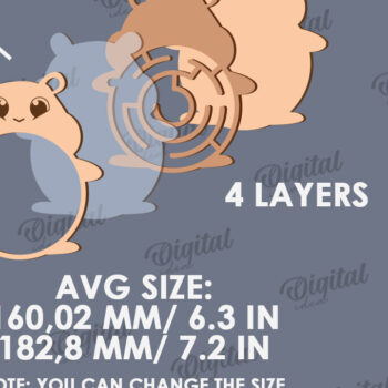 Intra απο ξύλο plywood 3mm-4mm πάχος 3D Kids Maze Toys  Δίασταση 6x6 cm INTRAFABR-121600217 - Image 5