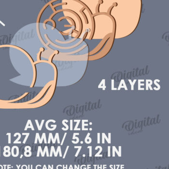 Intra απο ξύλο plywood 3mm-4mm πάχος 3D Kids Maze Toys  Δίασταση 6x6 cm INTRAFABR-121600217 - Image 7