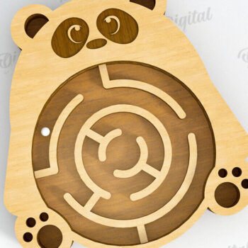 Intra απο ξύλο plywood 3mm-4mm πάχος 3D Kids Maze Toys  Δίασταση 6x6 cm INTRAFABR-121600217 - Image 11