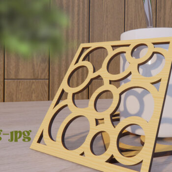 Intra απο ξύλο plywood 3mm-4mm πάχος 3D διακόσμηση κουζίνας . Οικιακή Δίασταση 30x20 cm INTRAFABR-79050006 - Image 1