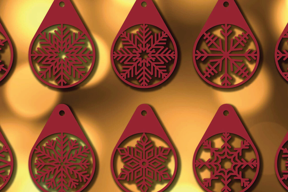 Intra απο ξύλο plywood 3mm-4mm πάχος Ετικέτα δώρου Χριστουγέννων τρισδιάστατη , κοπή Δίασταση 15x15 cm INTRAFABR-19245094