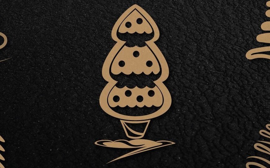 Intra απο ξύλο plywood 3mm-4mm πάχος Τρισδιάστατη δέσμη διακόσμησης χριστουγεννιάτικου δέντρου με Δίασταση 15x15 cm INTRAFABR-33686365