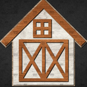 Intra απο ξύλο plywood 3mm-4mm πάχος 3d ,  Standing, Δίασταση 15x15 cm INTRAFABR-110840602