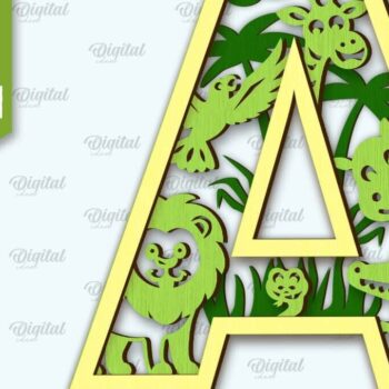 Intra απο ξύλο plywood 3mm-4mm πάχος γραμμάτων τρισδιάστατης κοπής με λέιζερ Δίασταση 30x20 cm INTRAFABR-105695862 - Image 3