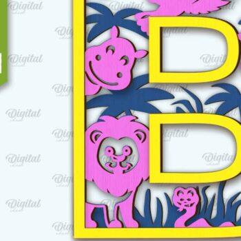 Intra απο ξύλο plywood 3mm-4mm πάχος γραμμάτων τρισδιάστατης κοπής με λέιζερ Δίασταση 30x20 cm INTRAFABR-105695862 - Image 4