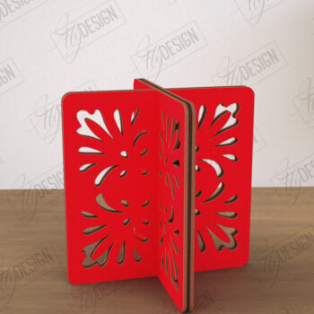 Intra απο ξύλο plywood 3mm-4mm πάχος 3D  Decor | Σχήμα κουτιού | Διακόσμηση σπιτιού Δίασταση 30x20 cm INTRAFABR-113994395 - Image 1