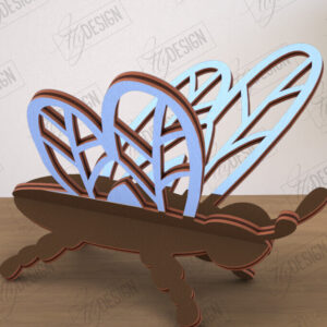 Intra απο ξύλο plywood 3mm-4mm πάχος 3D  Decor | Σχήμα Dragonfly | CNC Δίασταση 30x20 cm INTRAFABR-113994434