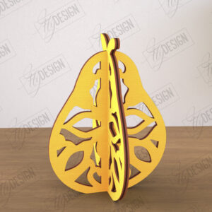 Intra απο ξύλο plywood 3mm-4mm πάχος 3D  Decor | Σχήμα αχλαδιού | Διακόσμηση σπιτιού Δίασταση 30x20 cm INTRAFABR-113994427