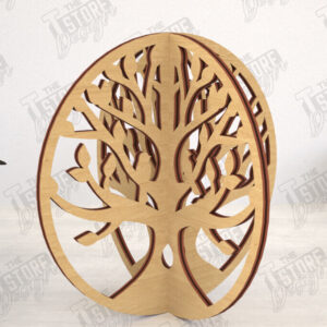 Intra απο ξύλο plywood 3mm-4mm πάχος 3D  Decor | Σχήμα δέντρου | Διακόσμηση σπιτιού Δίασταση 30x20 cm INTRAFABR-113992024