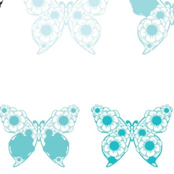 Intra απο ξύλο plywood 3mm-4mm πάχος 3D /Paper Cut Butterfly Δίασταση 15x15 cm INTRAFABR-39339834 - Image 2