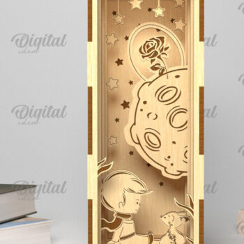 Intra απο ξύλο plywood 3mm-4mm πάχος 3D Layared Magic Book Nook Δίασταση 30x20 cm INTRAFABR-88909550 - Image 3