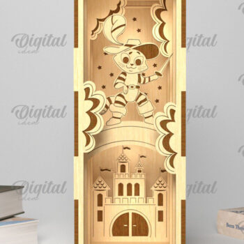 Intra απο ξύλο plywood 3mm-4mm πάχος 3D Layared Magic Book Nook Δίασταση 30x20 cm INTRAFABR-88909550 - Image 7