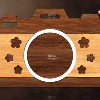 Intra απο ξύλο plywood 3mm-4mm πάχος Σχεδιασμός κάμερας με 3D επίπεδα Δίασταση 30x20 cm INTRAFABR-121720464 - Image 1